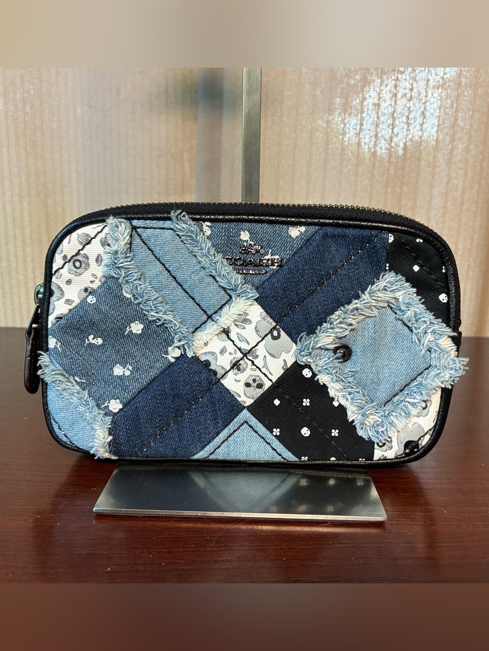 Coach Y2K Denim Patchwork Crossbody